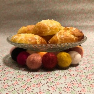 Dessous chic photo à la une Dessous de plat en boule de laine bouillie craft diy bricolage enfant