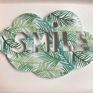 affichons nos bonnes résolutions Boite à message peinture dessin collage diy craft bricolage enfant Smile et sinon