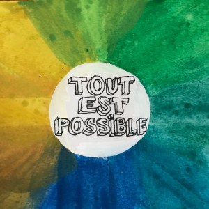 affichons nos bonnes résolutions Boite à message peinture dessin collage diy craft bricolage enfant Tout est possible et sionon