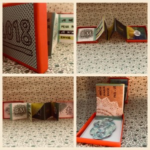 affichons nos bonnes résolutions Boite à message peinture dessin collage diy craft bricolage enfant