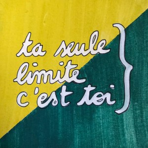 affichons nos bonnes résolutions Boite à message peinture dessin collage diy craft bricolage enfant ta seule limite c’est toi et sinon