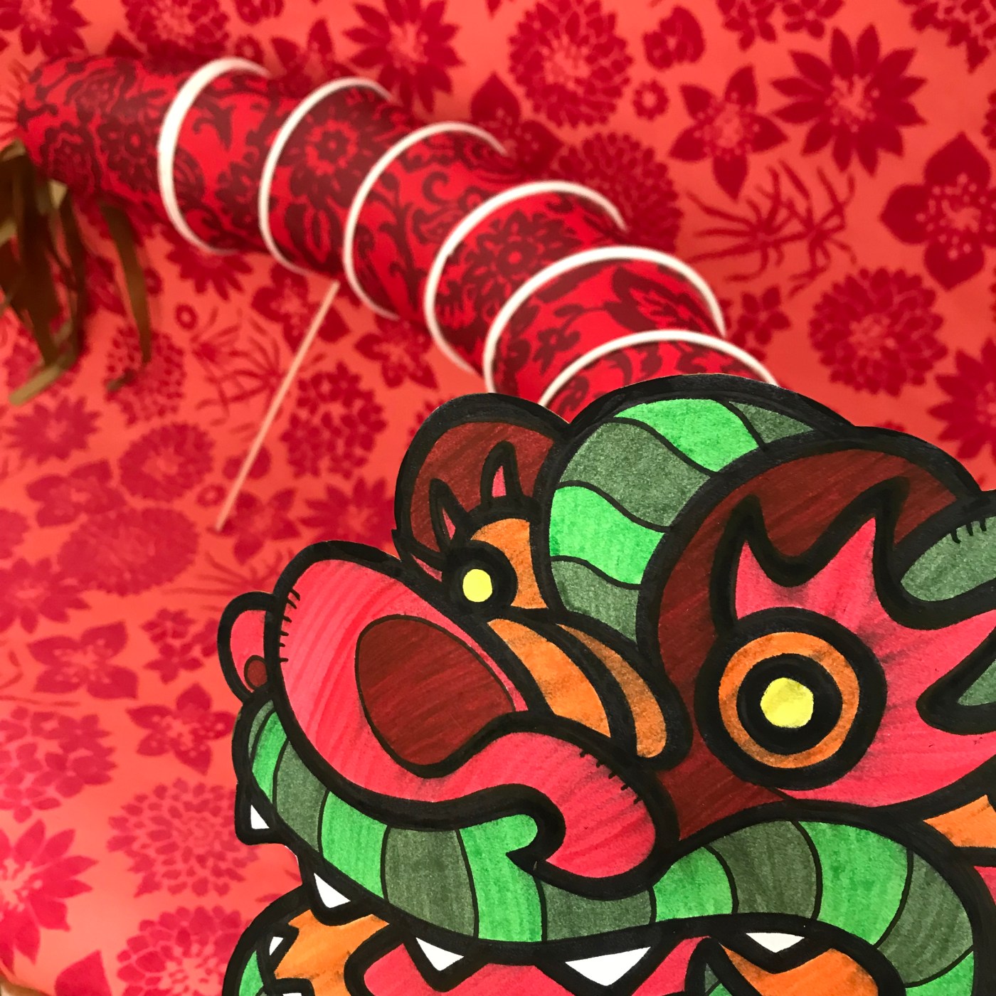 Dragon du nouvel an chinois