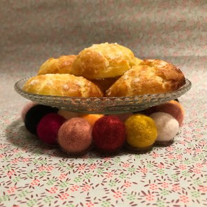 Dessous chic image à al une diy bricolage enfant kids craft dessous de plat en bille de laine bouillie