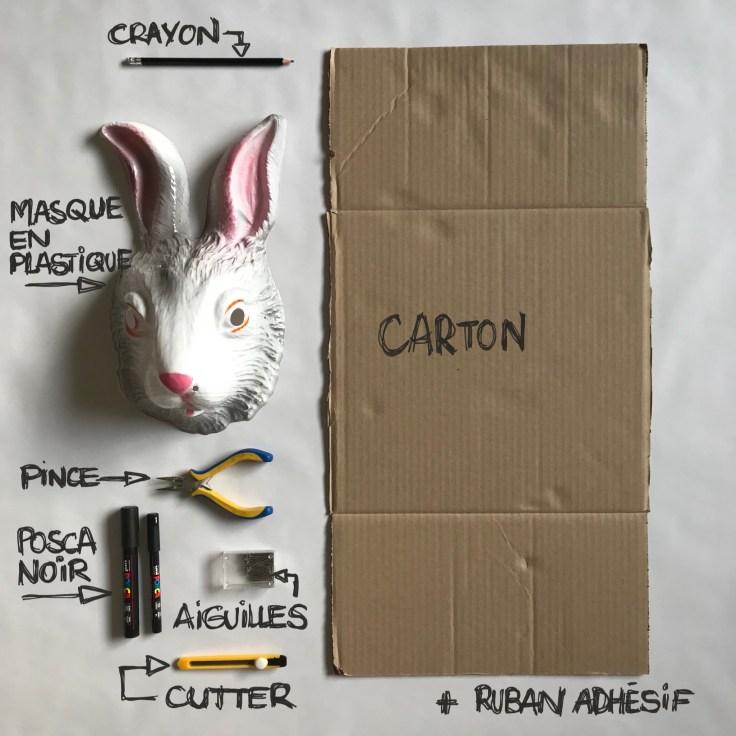 Des trophées encore et toujours diy craft enfant bricolage recyclage masque carton fiche materiel