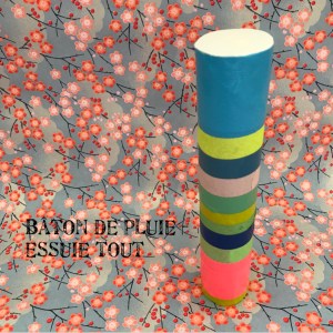 Bâton de pluie -essuie tout et sinon Instrument de musique recyclage DIY craft bricolage enfant