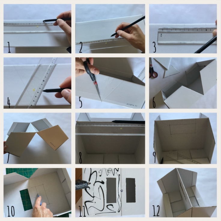 La folie du rangement continue ! DIY bricolage enfant craft for kids recyclage boîte de rangement transportable Pas à pas 1