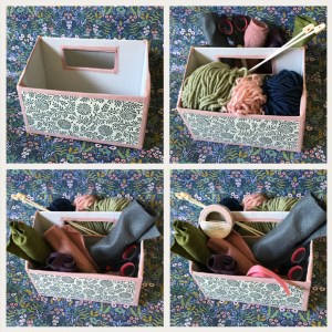 La folie du rangement continue ! DIY bricolage enfant craft for kids recyclage boîte de rangement transportable Image à la une