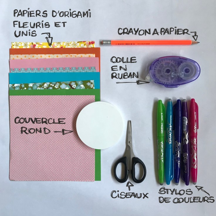 Biscuits de la fortune en papier - DIY - bricolage enfant - craft for kids - nouvel an chinois - origami - fiche matériel