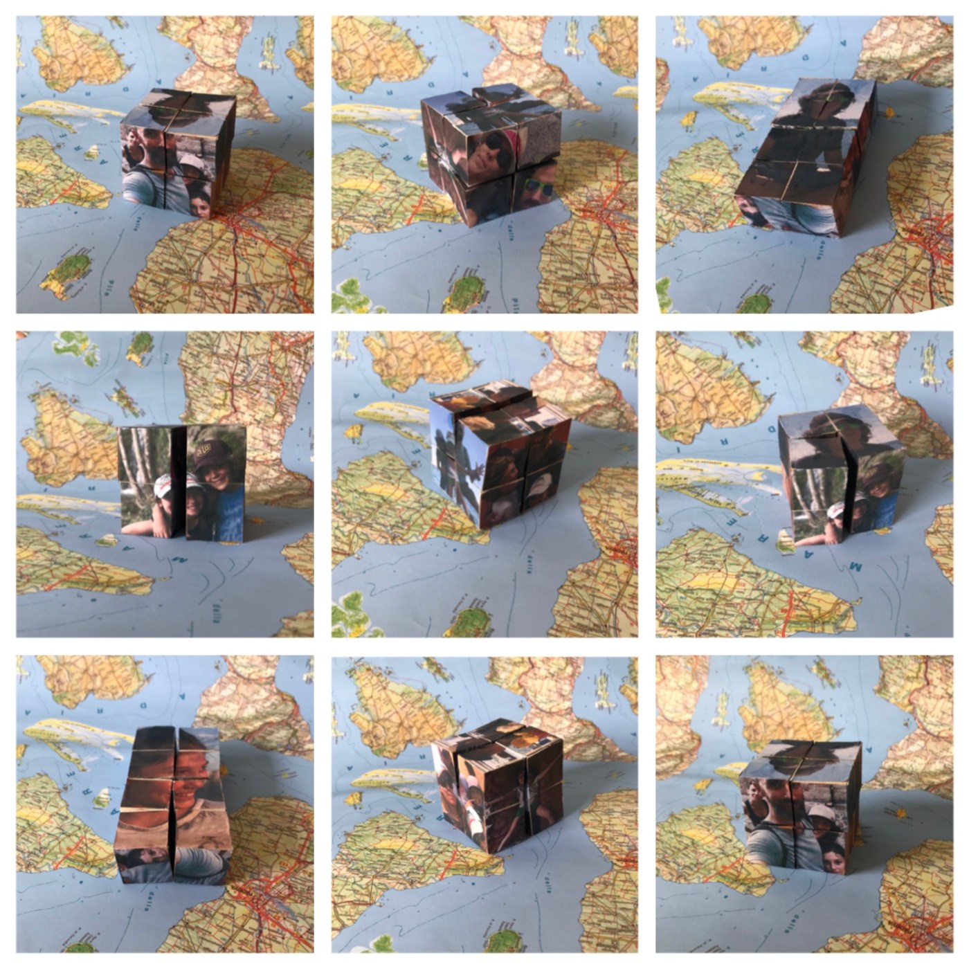 Cube magique photographique -bricolage enfant - DIY - craft for kids - album photo - origami - collage - image à la une