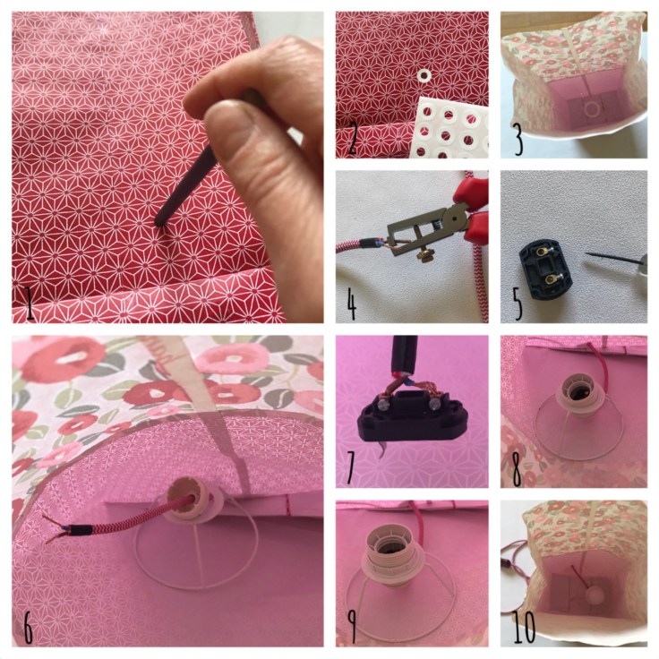 La lampe est dans le sac - origami - papier - lampe - bricolage - DIY - craft - kids - enfants - pas à pas lampe