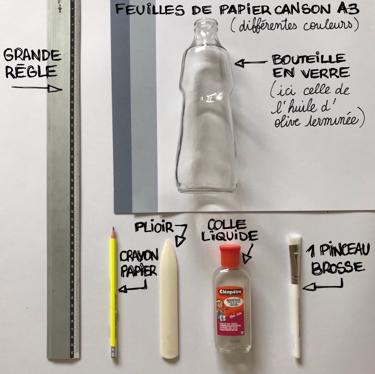 Vase « origamiesque » DIY - bricolage enfant - craft for kids - vase - origami - recyclage - papier - fiche materiel