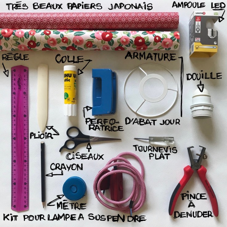 La lampe est dans le sac - origami - papier - lampe - bricolage - DIY - craft - kids - enfants -