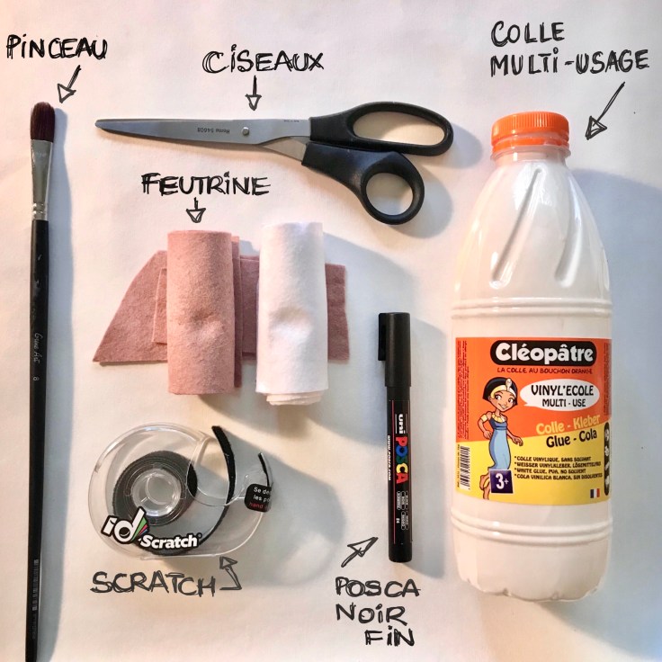 Réchauffe ton mug - DIY - bricolage enfants - craft for kids - protège mug - feutrine - lapin - fiche matériel