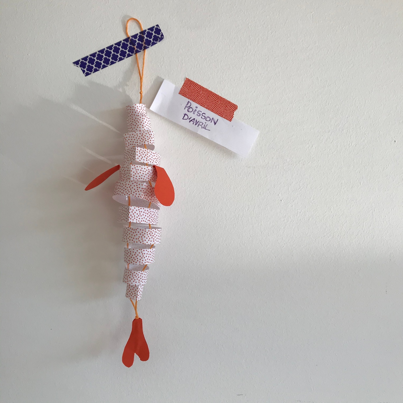 Poisson d’avril confiné - DIY - bricolage enfant - craft for kids - papier -image à la une